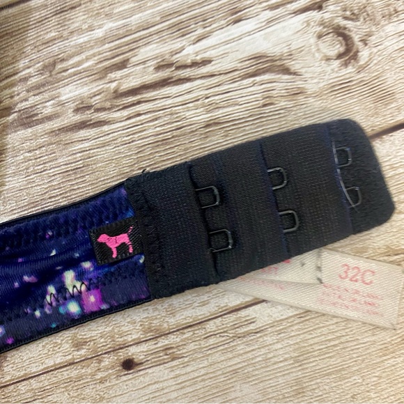 Victoria’s Secret Pink wear everywhere push up bra starry 32C - Picture 8 of 8